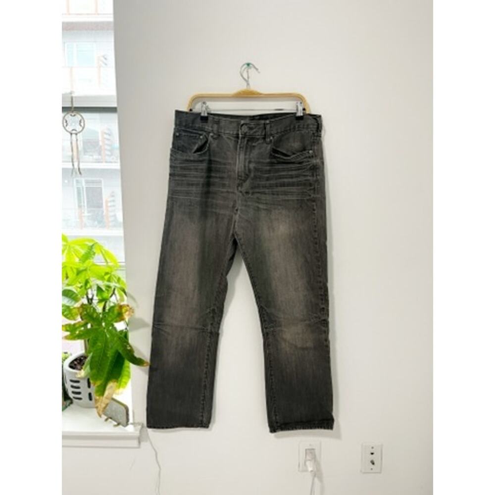 Gap Men's Premium Straight Gray Jeans Size 35